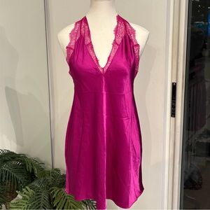 Victoria's Secret Pink Lace Trim Chemise